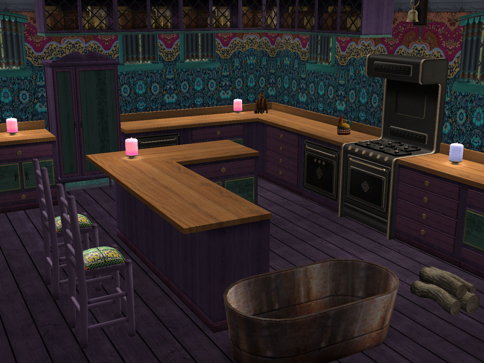 Sims 2 Custom Kitchens